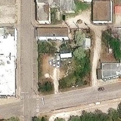 Satellite view, March 2024 — canopy across the lot